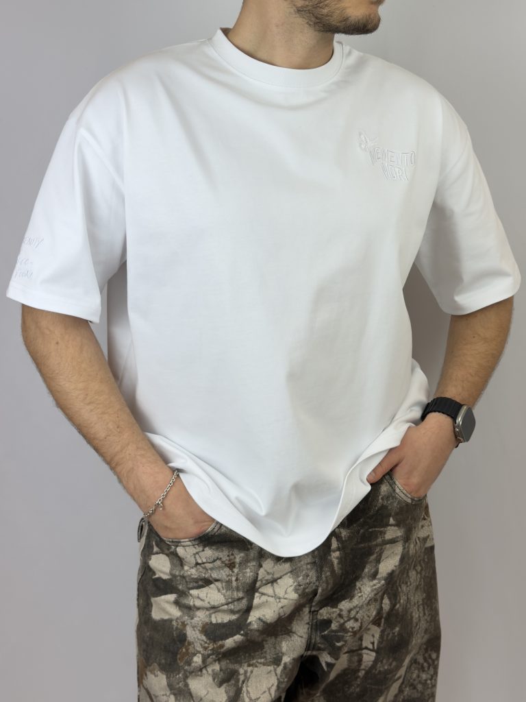 T-shirt Kysmé 1er Edition White-White Logo